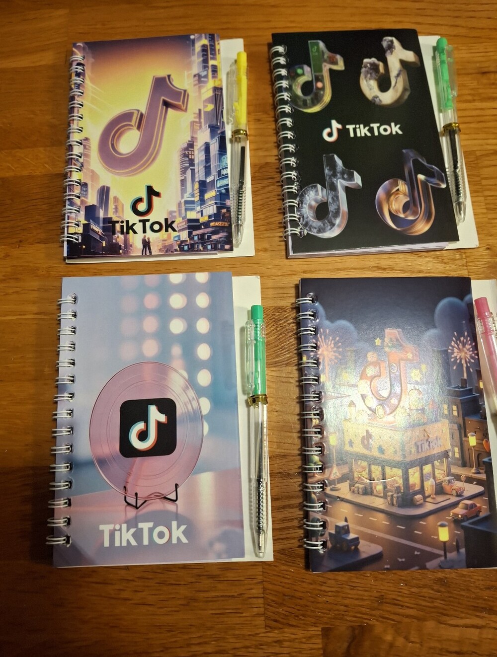 TikTok 38 Sheet Notebook With Pen NIP